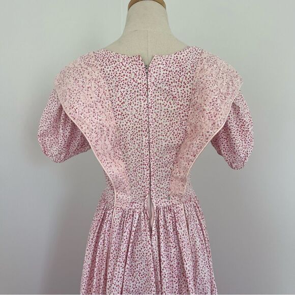 Vintage Puff Sleeve Prairie Dress XS - Picture 6 of 13